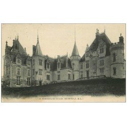 carte postale ancienne 37 MONTS. Château de Candé 1910