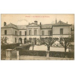 carte postale ancienne 37 NOISAY. Mairie et Ecoles 1932