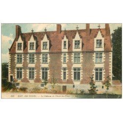 carte postale ancienne 37 PLESSIS-LES-TOURS. Château 1913 LL130