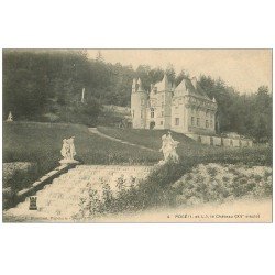 carte postale ancienne 37 POCE. Château vers 1900 n°4