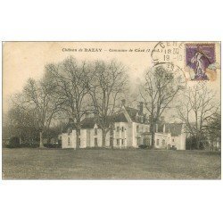 carte postale ancienne 37 RAZAY. Château 1929