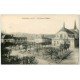 carte postale ancienne 37 RICHELIEU. Place et Eglise