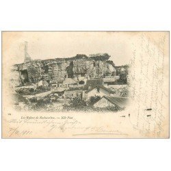 carte postale ancienne 37 ROCHECORBON. Ruines 1901
