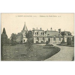 carte postale ancienne 37 SAINT-AVERTIN. Château du Petit Bois