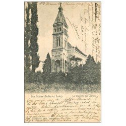 carte postale ancienne 37 SAINTE-MAURE-DE-TOURAINE. Chapelle des Vierges 1903