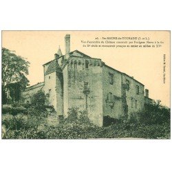 carte postale ancienne 37 SAINTE-MAURE-DE-TOURAINE. Château