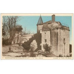 carte postale ancienne 37 SAINTE-MAURE-DE-TOURAINE. Vieux Château