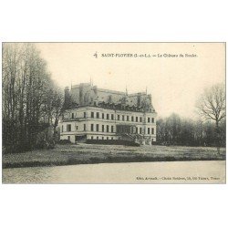 carte postale ancienne 37 SAINT-FLOVIER. Château Roulet 1929