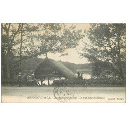 carte postale ancienne 37 SOUVIGNY. Etang de Jumeaux 1932 Forêt Amboise