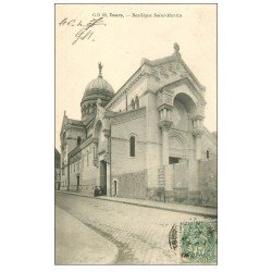 carte postale ancienne 37 TOURS. Basilique Saint-Martin 1907