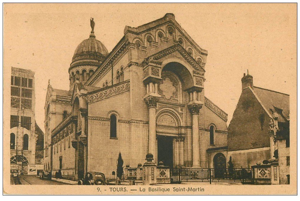 carte postale ancienne 37 TOURS. Basilique Saint-Martin 9