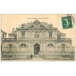carte postale ancienne 37 TOURS. Caisse d'Epargne 1910