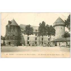 carte postale ancienne 37 TOURS. Caserne Tour de Guise 1922