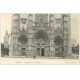 carte postale ancienne 37 TOURS. Cathédrale Portail