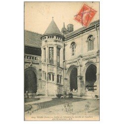 carte postale ancienne 37 TOURS. Cloître Absalette 1915