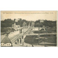 carte postale ancienne 37 TOURS. Côteaux de la Loire 1922