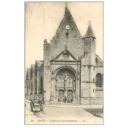 carte postale ancienne 37 TOURS. Eglise Saint-Symphorien