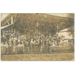 37 TOURS. Hippodrome Saint-Avertin. Les Tribunes. Carte Photographie Charrouin 16 Bd Thiers