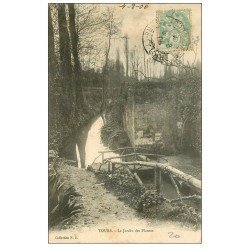 carte postale ancienne 37 TOURS. Jardin des Plantes 1906