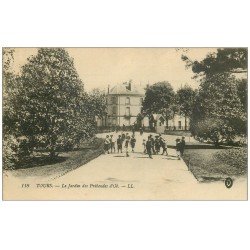 carte postale ancienne 37 TOURS. Jardin des Prébendes