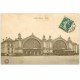 carte postale ancienne 37 TOURS. La Gare 1909. Légère mollesse coin droit...
