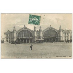 carte postale ancienne 37 TOURS. La Gare 1911 n°51