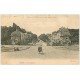 carte postale ancienne 37 TOURS. La Tranchée. Publicités huiles Au Chat noir et Chocolat Mirault.