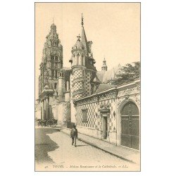 carte postale ancienne 37 TOURS. Maison Renaissance