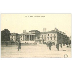 carte postale ancienne 37 TOURS. Palais de Justice