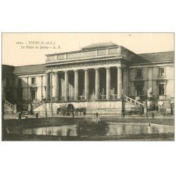 carte postale ancienne 37 TOURS. Palais de Justice n°1601
