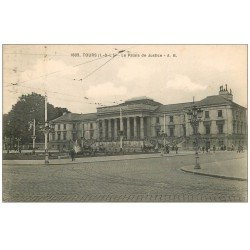 carte postale ancienne 37 TOURS. Palais de Justice 1928