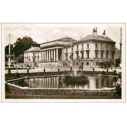 carte postale ancienne 37 TOURS. Palais de Justice 1937 carte photo émaillographie