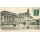 carte postale ancienne 37 TOURS. Palais de Justice Hôtel de Ville 1913
