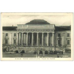 carte postale ancienne 37 TOURS. Palais de Justice. Ed La Cigogne