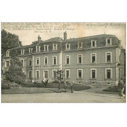 carte postale ancienne 37 TOURS. Pavillon Chirurgie Hospice 1923