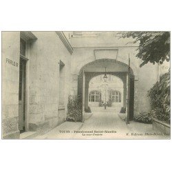 carte postale ancienne 37 TOURS. Pensionnat Saint-Martin 1914
