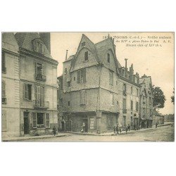 carte postale ancienne 37 TOURS. Place Foire le Roi
