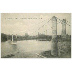 carte postale ancienne 37 TOURS. Pont Bonaparte 1914