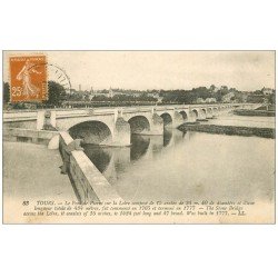 carte postale ancienne 37 TOURS. Pont de Pierre 83