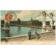 carte postale ancienne 37 TOURS. Pont Saint-Cyr 1913