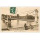carte postale ancienne 37 TOURS. Pont Saint-Cyr 1914