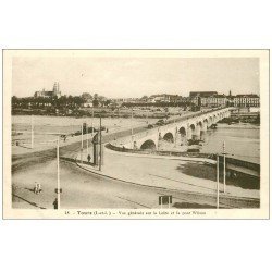 carte postale ancienne 37 TOURS. Pont Wilson 15