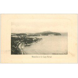 carte postale ancienne 06 BEAULIEU Et le Cap Ferrat (carte molle aux coins)...