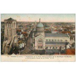 carte postale ancienne 37 TOURS. Tour Charlemagne 1930