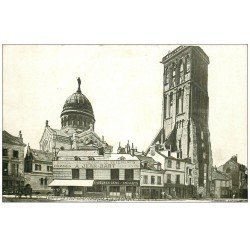 carte postale ancienne 37 TOURS. Tour Charlemagne. Magasin Jean Bart