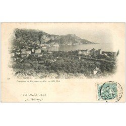 carte postale ancienne 06 BEAULIEU. Panorama 1903