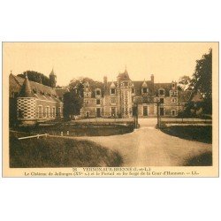 carte postale ancienne 37 VERNON-SUR-BRENNE. Château Jallanges