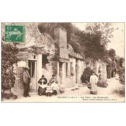 carte postale ancienne 37 VOUVRAY. Brodeuses les Patis 1908