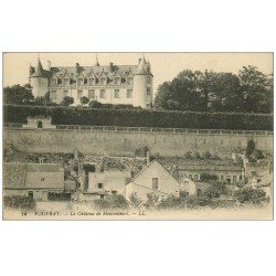 carte postale ancienne 37 VOUVRAY. Château Moncontour. Tampon Chemins de Fer