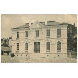 carte postale ancienne 37 VOUVRAY. Groupe Scolaire